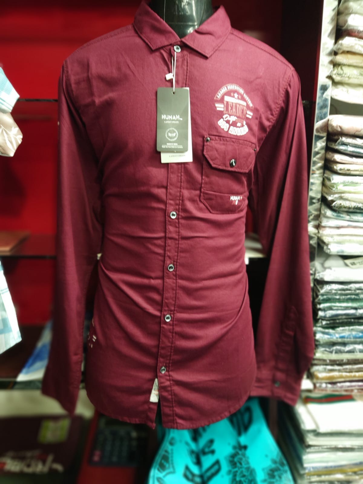 Full slave shirt for man.